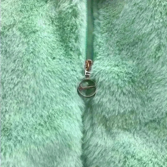 S NIKE Women Sportswear Icon Clash Mint Green Full Zip coat C1 Small - Picture 4 of 12